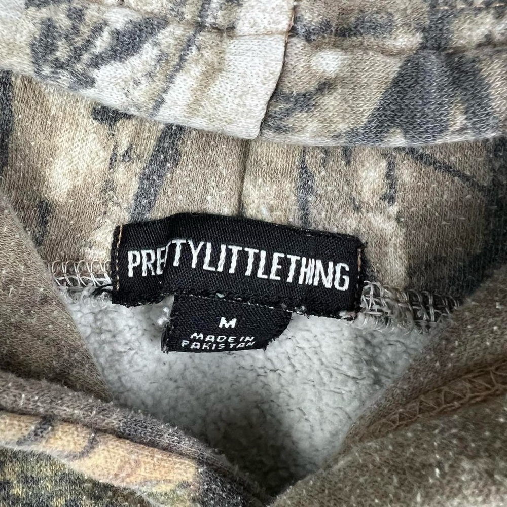 Pretty Little Thing Camo Hoodie Sweatshirt - Picture 5 of 7
